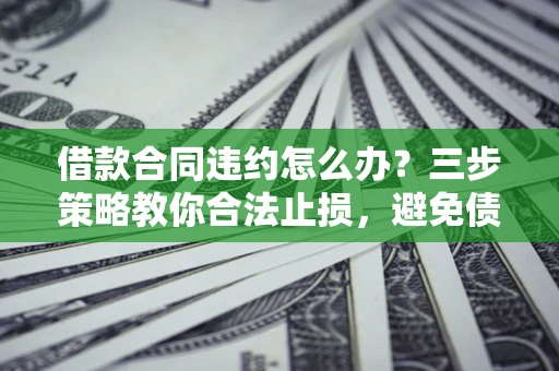 北京借款合同违约怎么办？三步策略教你合法止损，避免债务危机升级