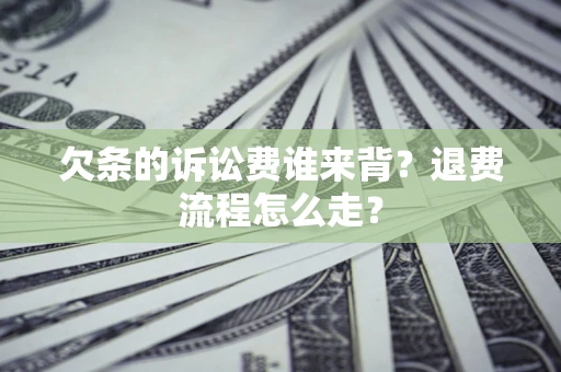北京欠条的诉讼费谁来背？退费流程怎么走？